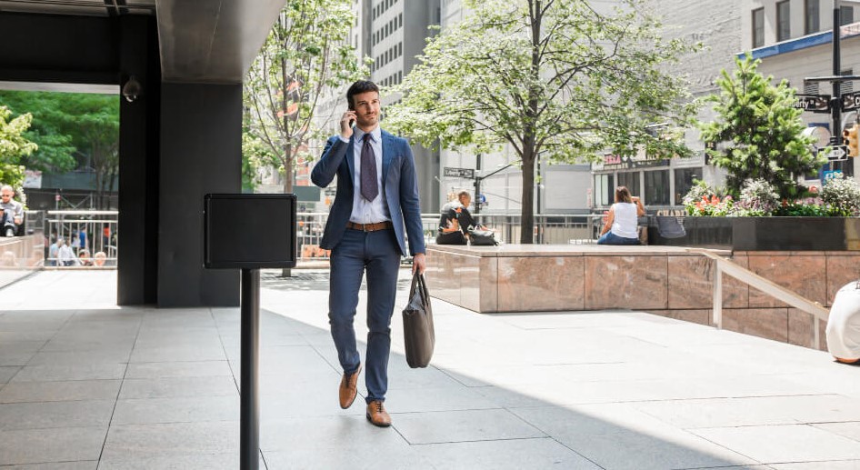 businessman walking