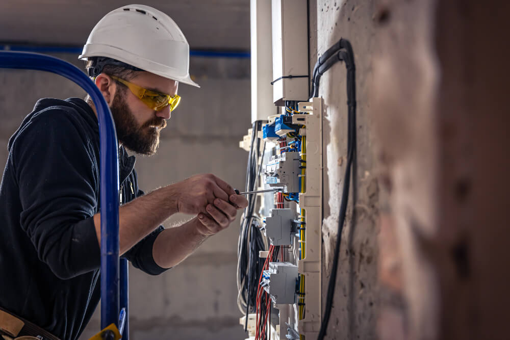 electrician working